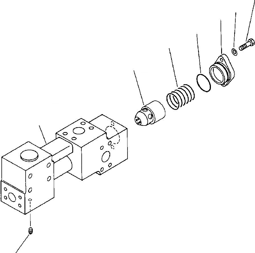 Схема запчастей Komatsu PC650-3 & PC650LC-3 - ВОЗВРАТ. КОНТРОЛЬНЫЙ КЛАПАН- ПРАВ. УПРАВЛЯЮЩ. КЛАПАН УПРАВЛ-Е РАБОЧИМ ОБОРУДОВАНИЕМ