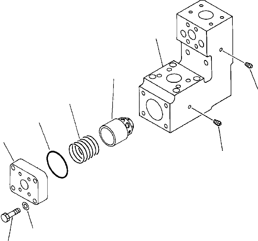 Схема запчастей Komatsu PC650-3 & PC650LC-3 - МАСЛООХЛАДИТЕЛЬ КОРОТК.-PASS КЛАПАН - ЛЕВ. УПРАВЛЯЮЩ. КЛАПАН УПРАВЛ-Е РАБОЧИМ ОБОРУДОВАНИЕМ