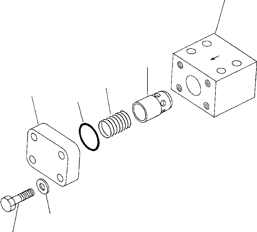 Схема запчастей Komatsu PC650-3 & PC650LC-3 - СТРЕЛА КОНТРОЛЬ КЛАПАН УПРАВЛ-Е РАБОЧИМ ОБОРУДОВАНИЕМ