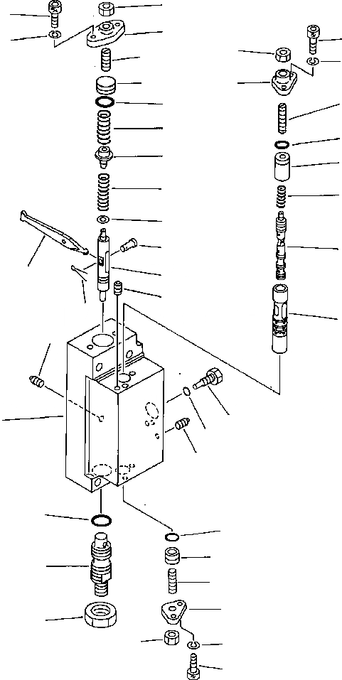 Схема запчастей Komatsu PC650-3 & PC650LC-3 - ГИДР. НАСОС. NO. ПЕРЕДН. СЕРВОКЛАПАН УПРАВЛ-Е РАБОЧИМ ОБОРУДОВАНИЕМ