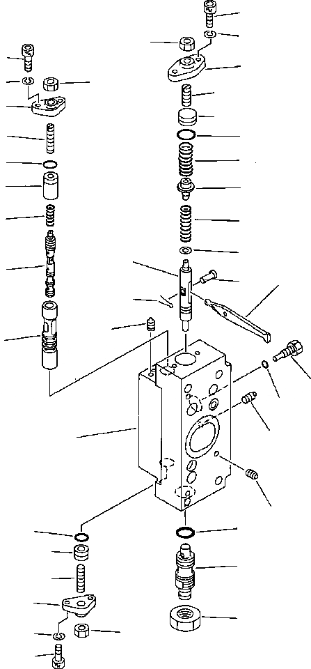 Схема запчастей Komatsu PC650-3 & PC650LC-3 - ГИДР. НАСОС. NO. ЗАДН. СЕРВОКЛАПАН УПРАВЛ-Е РАБОЧИМ ОБОРУДОВАНИЕМ