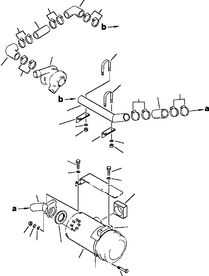 Схема запчастей Komatsu PC650-5 & PC650LC-5 - ВПУСК ВОЗДУХА СИСТЕМА USED С ПРОТИВОВЕС REMOVER КОМПОНЕНТЫ ДВИГАТЕЛЯ