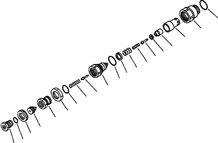 Схема запчастей Komatsu PC650-5 & PC650LC-5 - ВСАСЫАЮЩИЙ КЛАПАН БЕЗОПАСНОСТИ ASSEMBLY ГИДРАВЛИКА