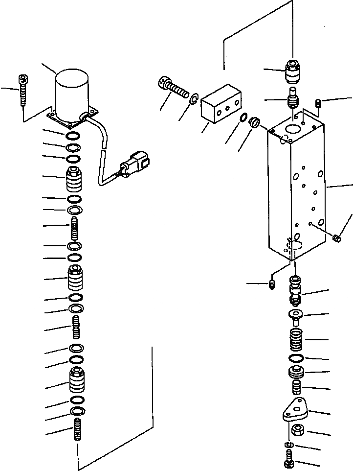 Схема запчастей Komatsu PC650-5 & PC650LC-5 - ГИДР. НАСОС. NO. ПЕРЕДН. TVC КЛАПАН ASSEMBLY ГИДРАВЛИКА