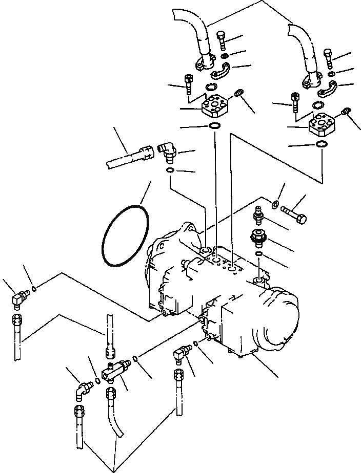 Схема запчастей Komatsu PC650-5 & PC650LC-5 - ГИДР. НАСОС. NO. СОЕДИНЕНИЕ ГИДРАВЛ ФИТТИНГS ГИДРАВЛИКА