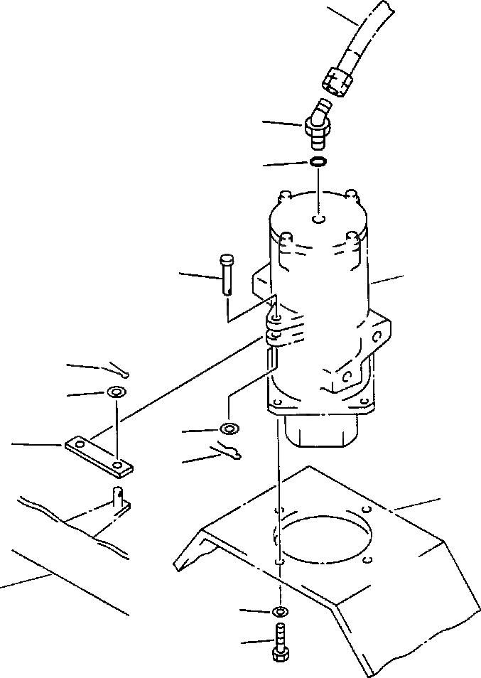 Схема запчастей Komatsu PC650-5 & PC650LC-5 - ПОВОРОТНОЕ СОЕДИНЕНИЕ СОЕДИНИТЕЛЬН. ЧАСТИ ПОВОРОТН. КРУГ И КОМПОНЕНТЫ