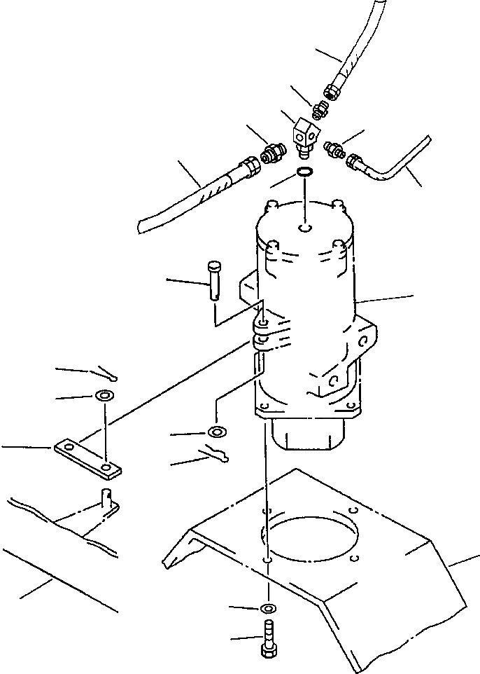 Схема запчастей Komatsu PC650-5 & PC650LC-5 - ПОВОРОТНОЕ СОЕДИНЕНИЕ СОЕДИНИТЕЛЬН. ЧАСТИ С ПРЕДОТВРАЩЕНИЕМ СМЕЩЕНИЯ КЛАПАН ПОВОРОТН. КРУГ И КОМПОНЕНТЫ