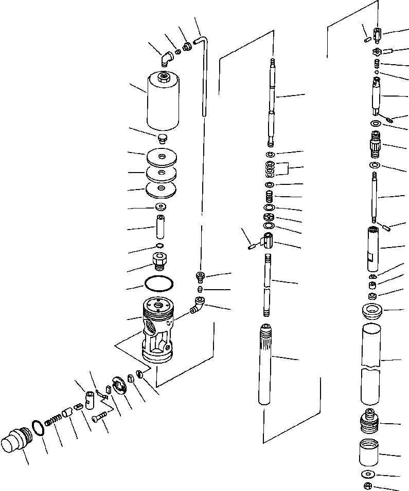 Схема запчастей Komatsu PC650-5 & PC650LC-5 - НАСОС СМАЗКИ РАЗНОЕ