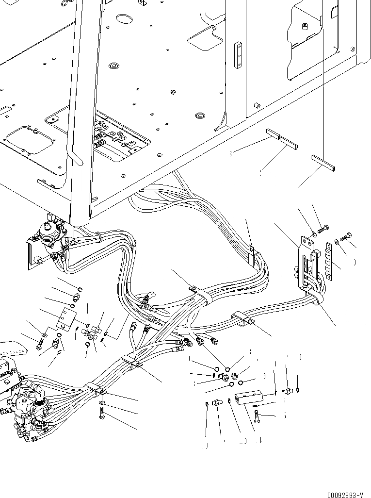 Схема запчастей Komatsu PC70-8 - КАБИНА (ПОЛ) (T-БЛОК И P-БЛОК) (PROVISION ДЛЯ -ДОПОЛН. АКТУАТОР ТРУБЫ) КАБИНА ОПЕРАТОРА И СИСТЕМА УПРАВЛЕНИЯ