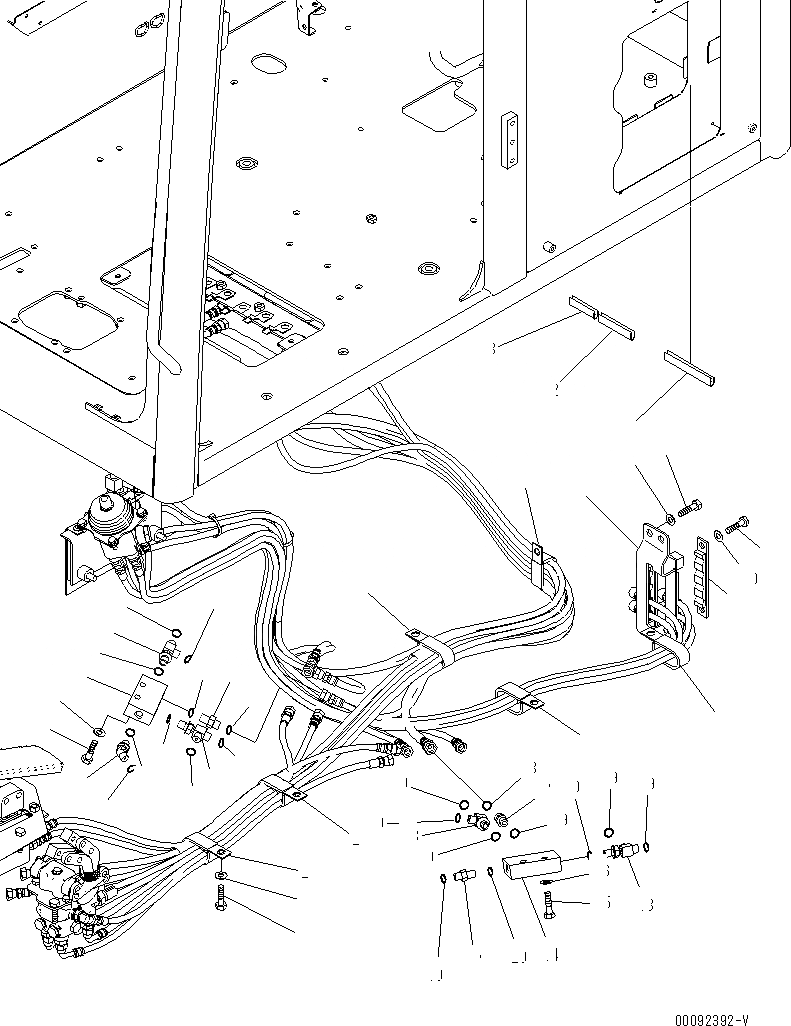 Схема запчастей Komatsu PC70-8 - КАБИНА (ПОЛ) (T-БЛОК И P-БЛОК) (СПЕЦИФ-Я С ОТВАЛОМ) (PROVISION ДЛЯ -АКТУАТОР ТРУБЫ) КАБИНА ОПЕРАТОРА И СИСТЕМА УПРАВЛЕНИЯ