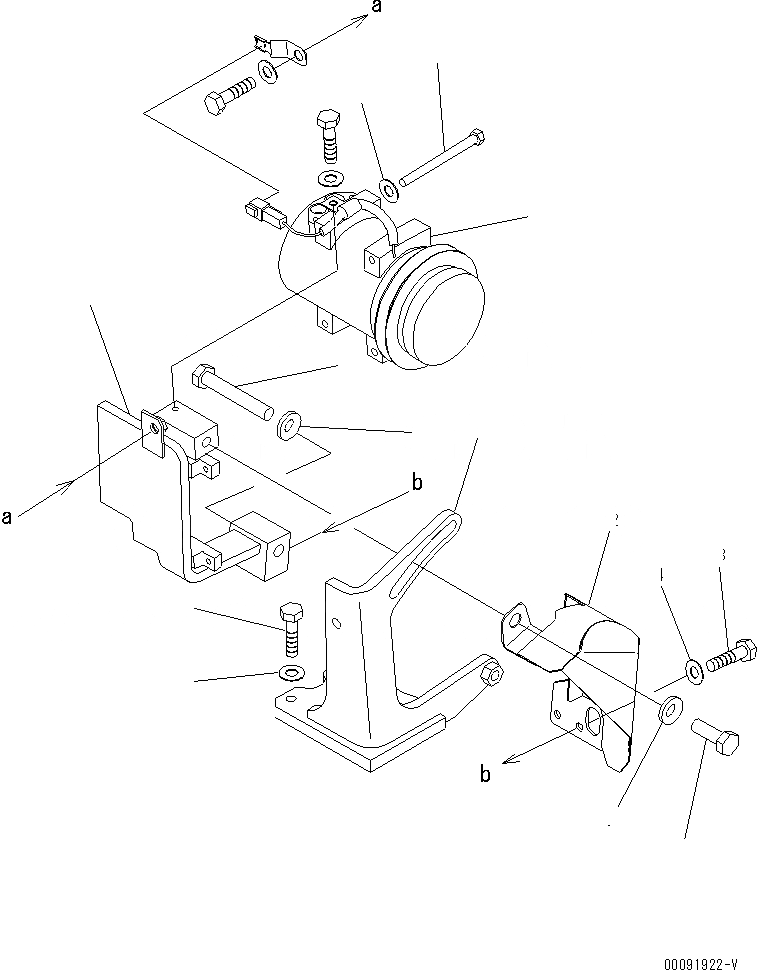 Схема запчастей Komatsu PC70-8 - КОНДИЦ. ВОЗДУХА (ТРУБЫ) (/) КАБИНА ОПЕРАТОРА И СИСТЕМА УПРАВЛЕНИЯ
