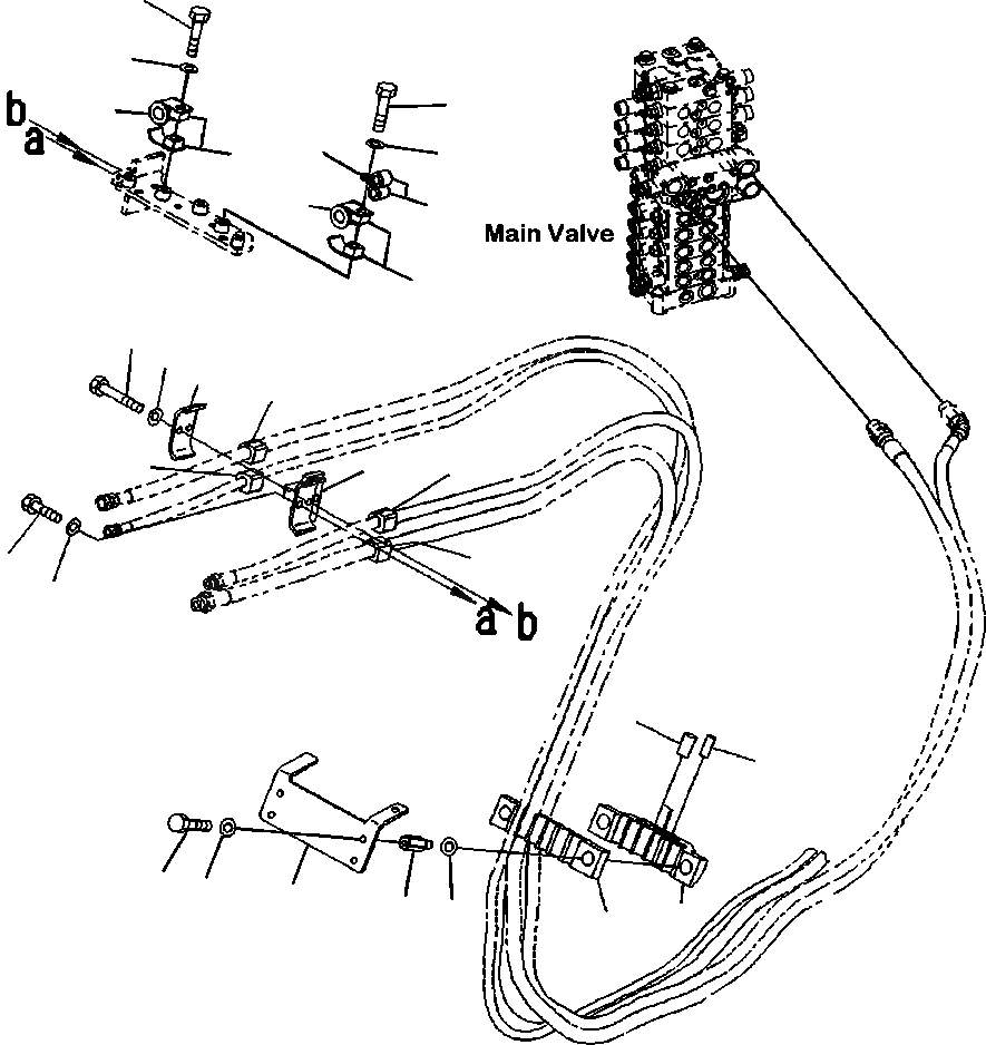Схема запчастей Komatsu PC88MR-8 - H-C ГИДРОЛИНИЯ ДРЕНАЖН. КОНТУР КРЕПЛЕНИЕ - С ДОПОЛН. АКТУАТОРS И СТРЕЛА HOLDING КЛАПАН ГИДРАВЛИКА