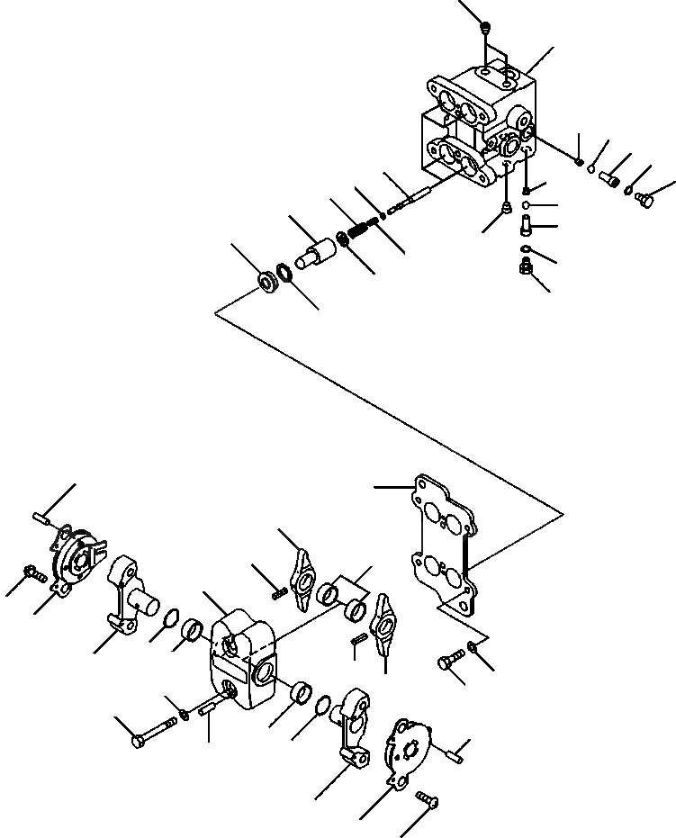 Схема запчастей Komatsu PC88MR-8 - K-7 ГИДРАВЛИКА КЛАПАН PPCДЛЯ ХОД OPERATOR\XD S ОБСТАНОВКА И СИСТЕМА УПРАВЛЕНИЯ