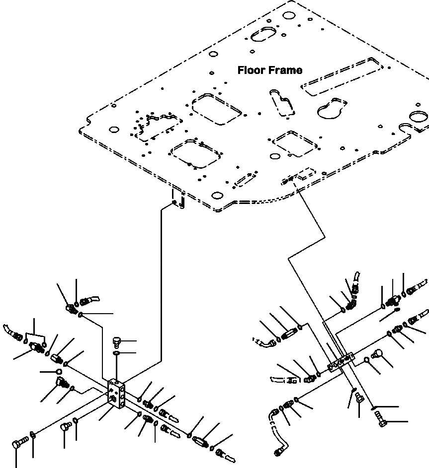 Схема запчастей Komatsu PC88MR-8 - K-7 ОСНОВН. КОНСТРУКЦИЯ P-БЛОК И T-БЛОК OPERATOR\XD S ОБСТАНОВКА И СИСТЕМА УПРАВЛЕНИЯ