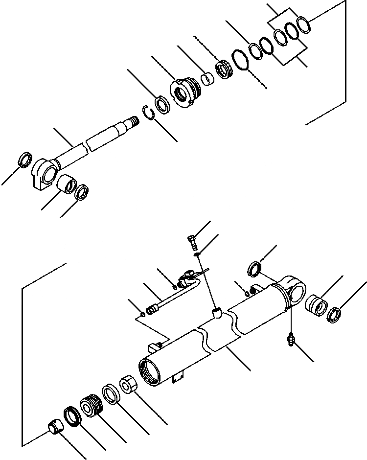 Схема запчастей Komatsu PC88MR-8 - T- ГИДРАВЛ ЦИЛИНДР СТРЕЛА - COMPLETE ASSEMBLY РАБОЧЕЕ ОБОРУДОВАНИЕ