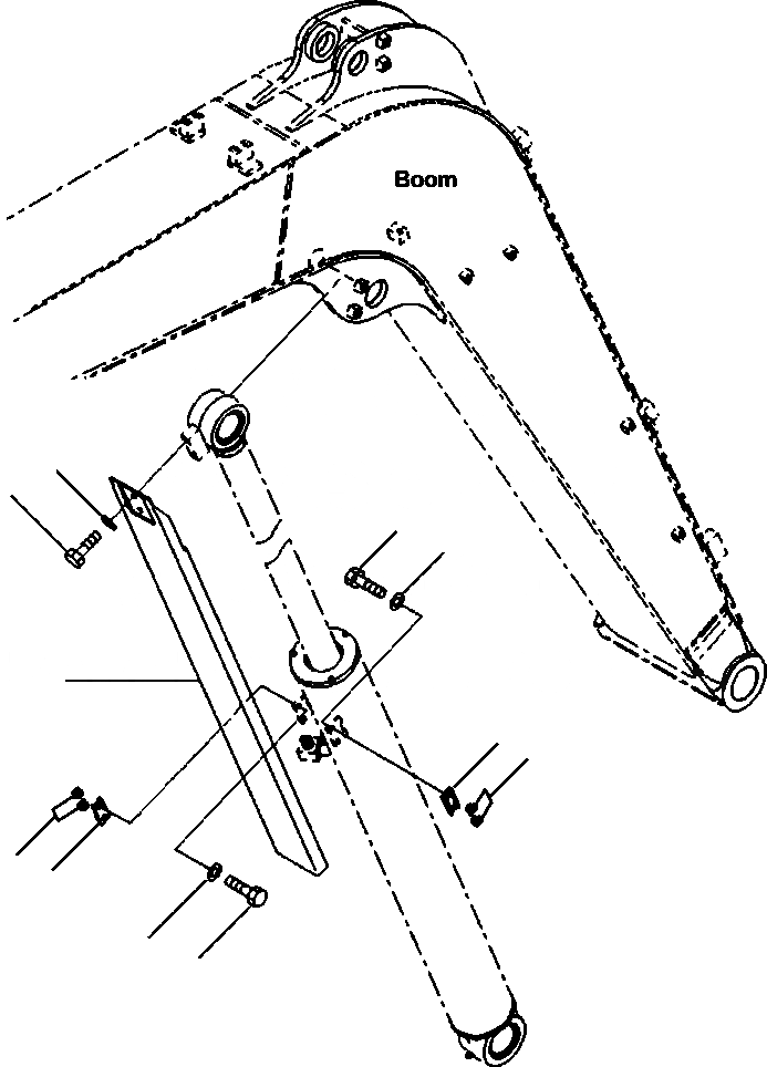 Схема запчастей Komatsu PC88MR-8 - T- ЦИЛИНДР СТРЕЛЫКРЫШКА- С СТРЕЛА HOLDING КЛАПАН AND/OR СТАНДАРТН. MACHINE РАБОЧЕЕ ОБОРУДОВАНИЕ