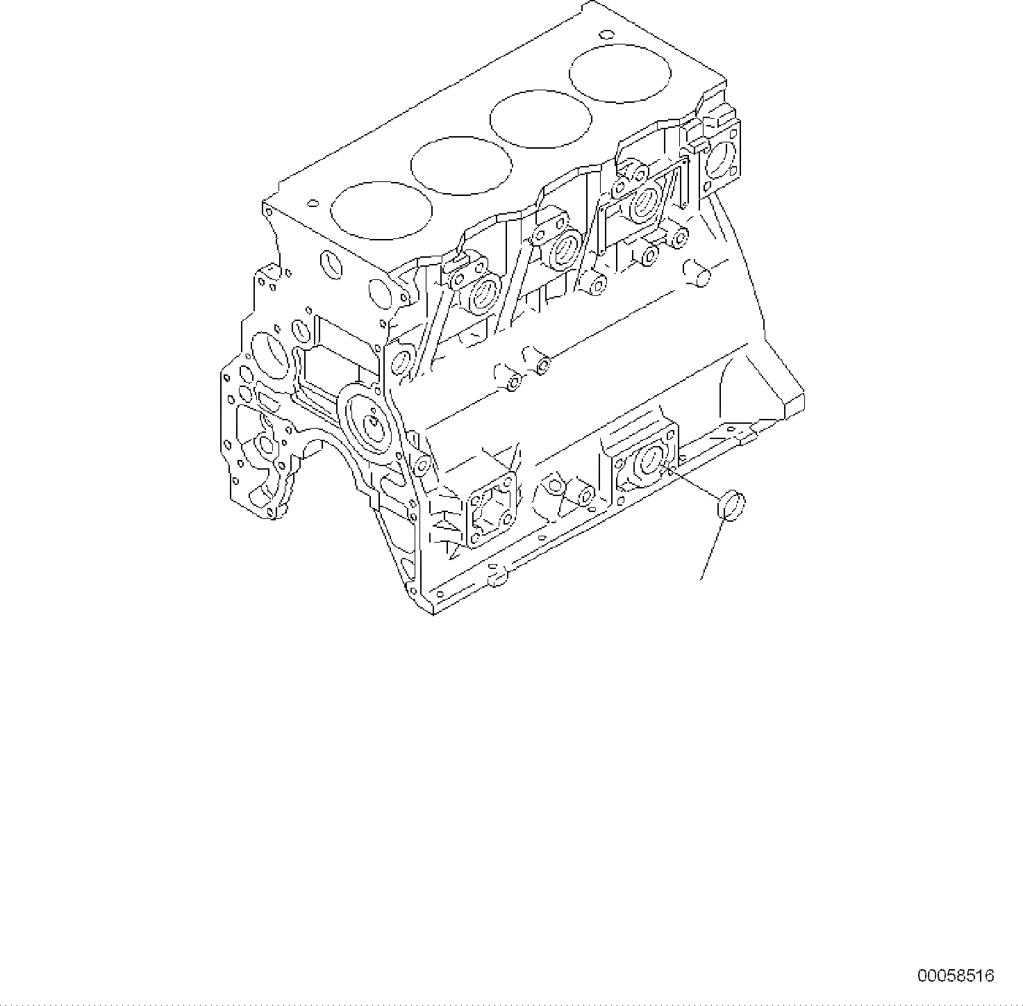Схема запчастей Komatsu PW118MR-8 - БЛОК ЦИЛИНДРОВ ЗАГЛУШКА ДВИГАТЕЛЬ БЛОК ЦИЛИНДРОВ И ITS КОМПОНЕНТЫ