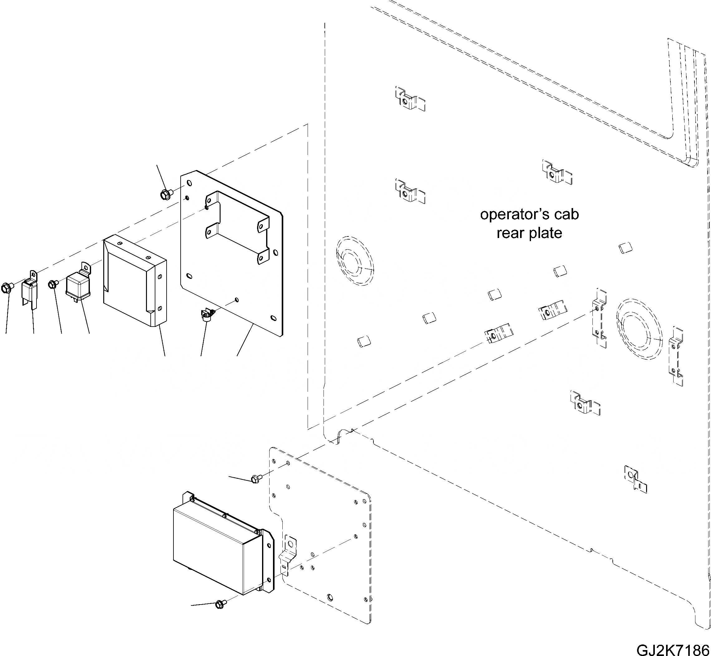 Схема запчастей Komatsu PW148-8 - OPERATORґS КАБИНА IN ЧАСТИ - КОНДИЦ. ВОЗДУХА И KOMTRAX КОНТРОЛЛЕР K OPERATORґS ОБСТАНОВКА И СИСТЕМА УПРАВЛЕНИЯ