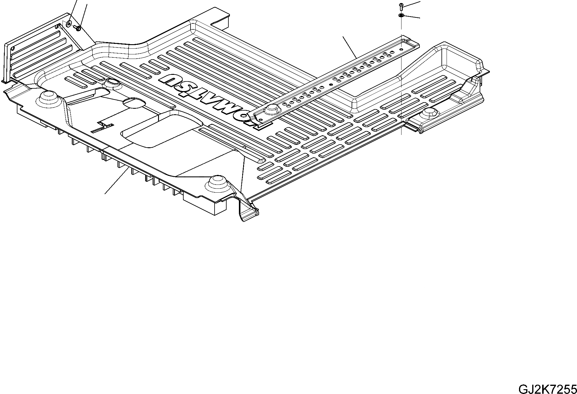 Схема запчастей Komatsu PW148-8 - ПОЛ МАТЕРИАЛ- TWO-ЧАСТИ СТРЕЛА K OPERATORґS ОБСТАНОВКА И СИСТЕМА УПРАВЛЕНИЯ