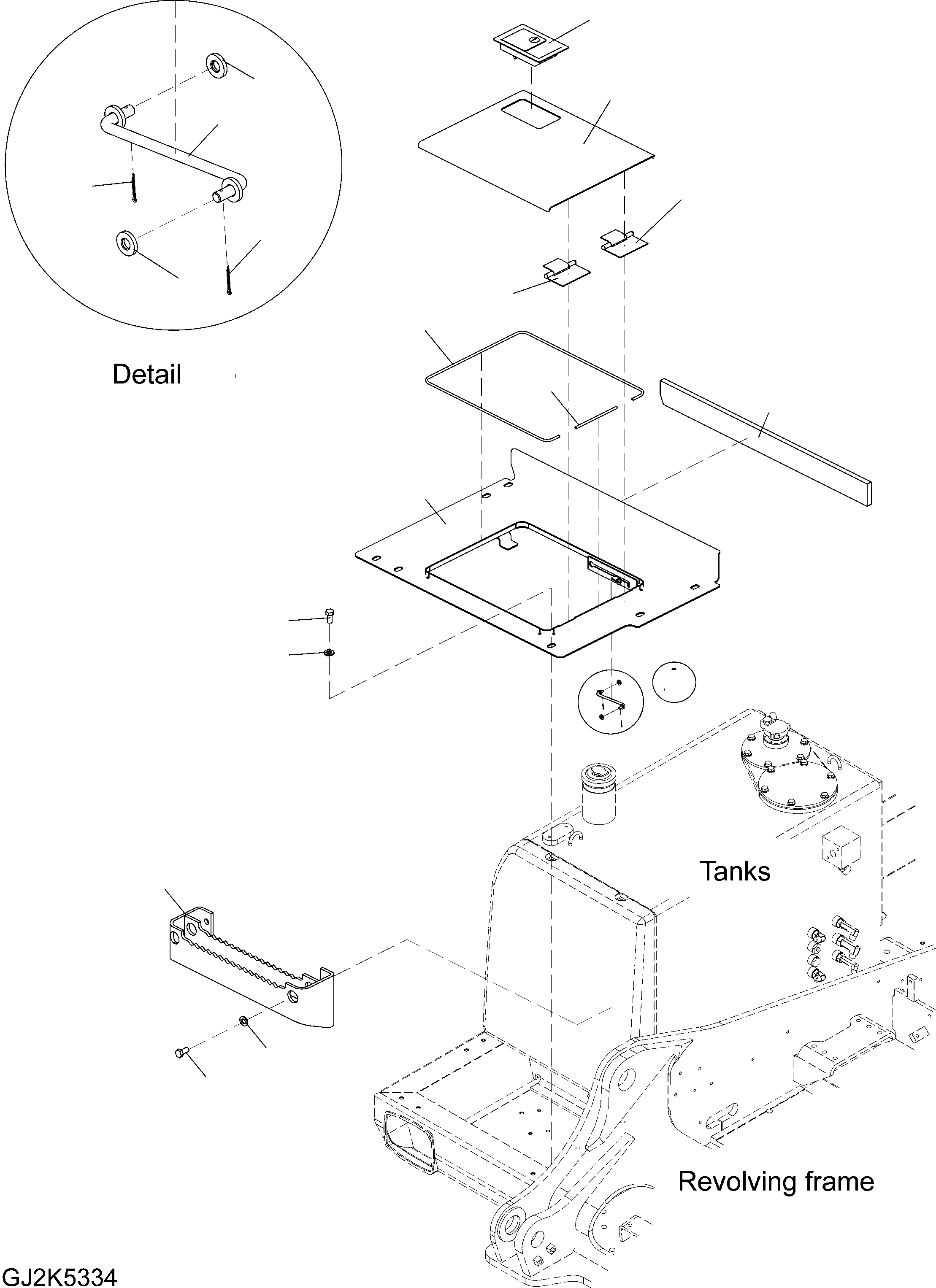 Схема запчастей Komatsu PW148-8 - ИНСТРУМЕНТКОРПУС (КАБИНА) M ЧАСТИ КОРПУСА