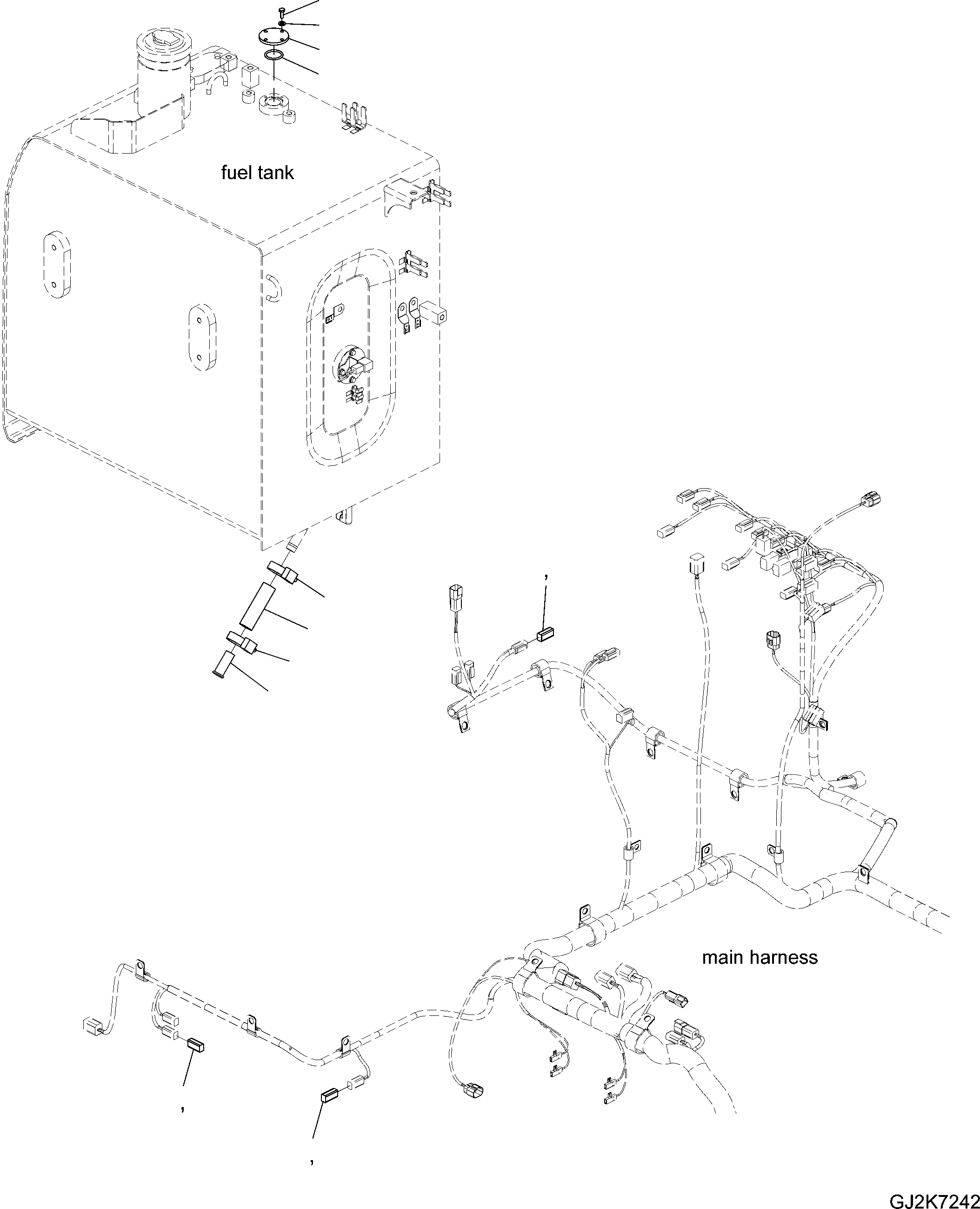 Схема запчастей Komatsu PW148-8 - БЕЗ ЗАПРАВОЧН. НАСОС W РАЗНОЕ