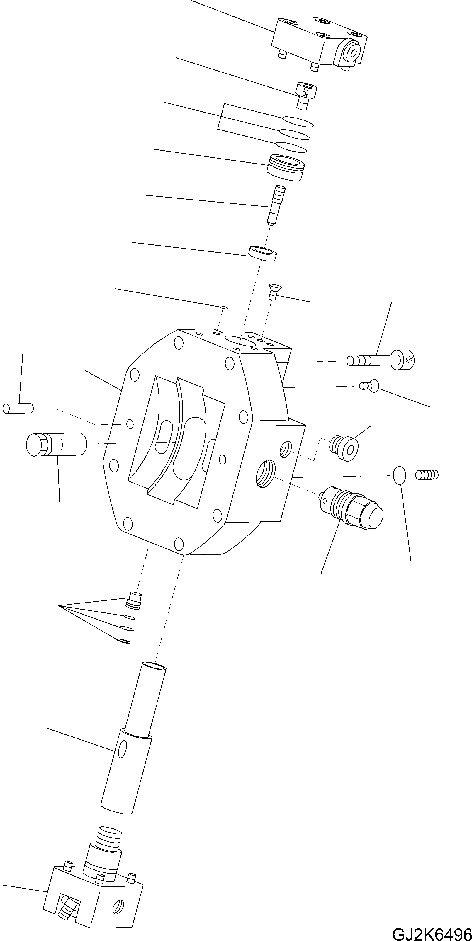 Схема запчастей Komatsu PW148-8 - МОТОР ХОДА (/) Y ОСНОВН. КОМПОНЕНТЫ И РЕМКОМПЛЕКТЫ