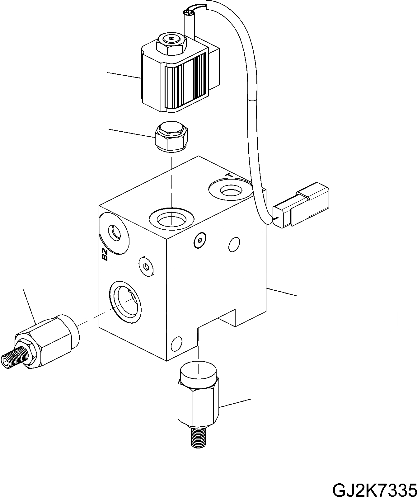 Схема запчастей Komatsu PW148-8 - ГИДРАВЛ БЫСТРОСЪЕМН. МЕХ-М КЛАПАН Y ОСНОВН. КОМПОНЕНТЫ И РЕМКОМПЛЕКТЫ