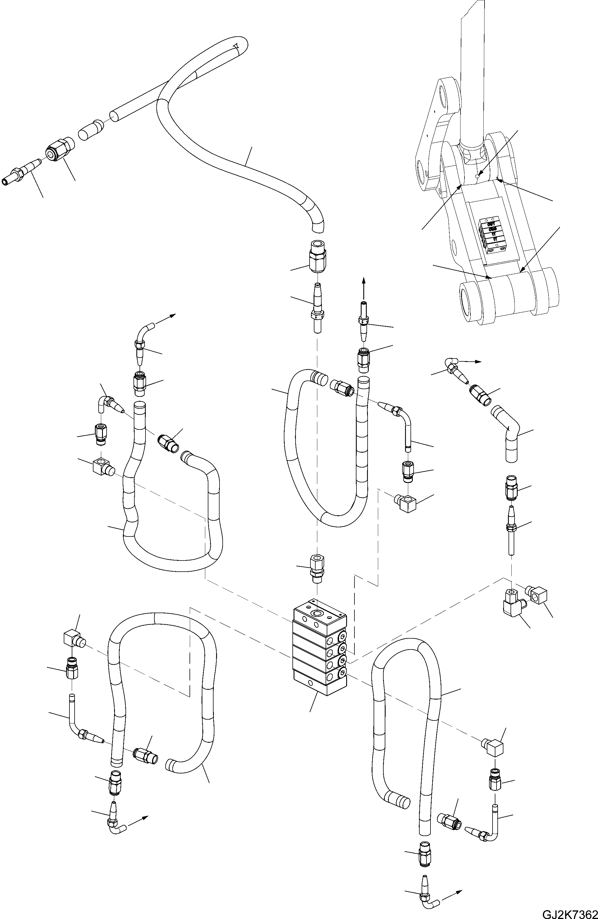 Схема запчастей Komatsu PW148-8 - СОЕДИНИТЕЛЬН. ЗВЕНО ФИДЕР - CENTRAL СМАЗКА (АВТОМАТИЧ.) (№ H-H7) (№ H7-H7) Y ОСНОВН. КОМПОНЕНТЫ И РЕМКОМПЛЕКТЫ