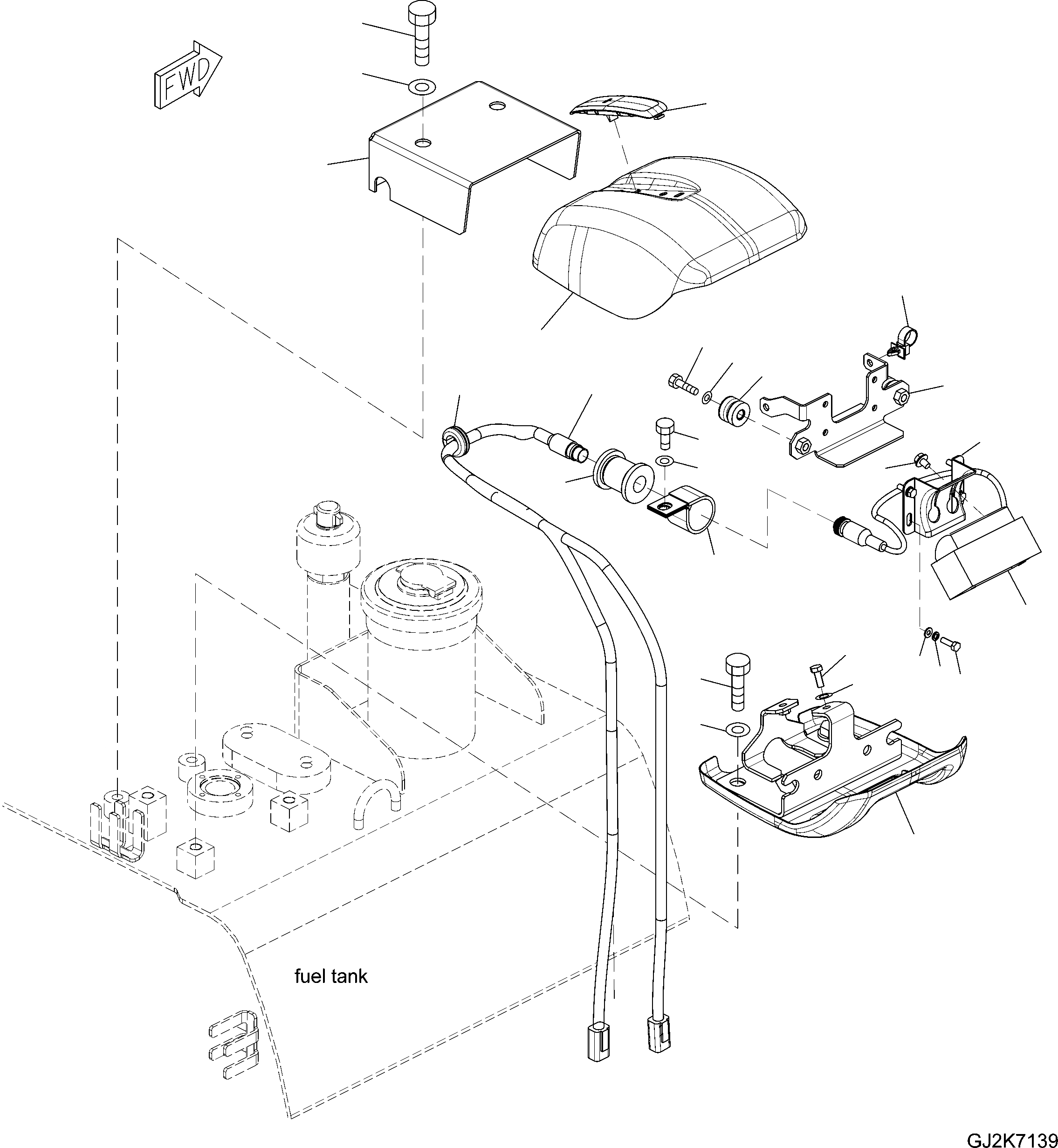 Схема запчастей Komatsu PW160-8 - VIEW CAMERA (заводской номер H - H) VIEW CAMERA И РАБОЧ. ОСВЕЩЕНИЕ