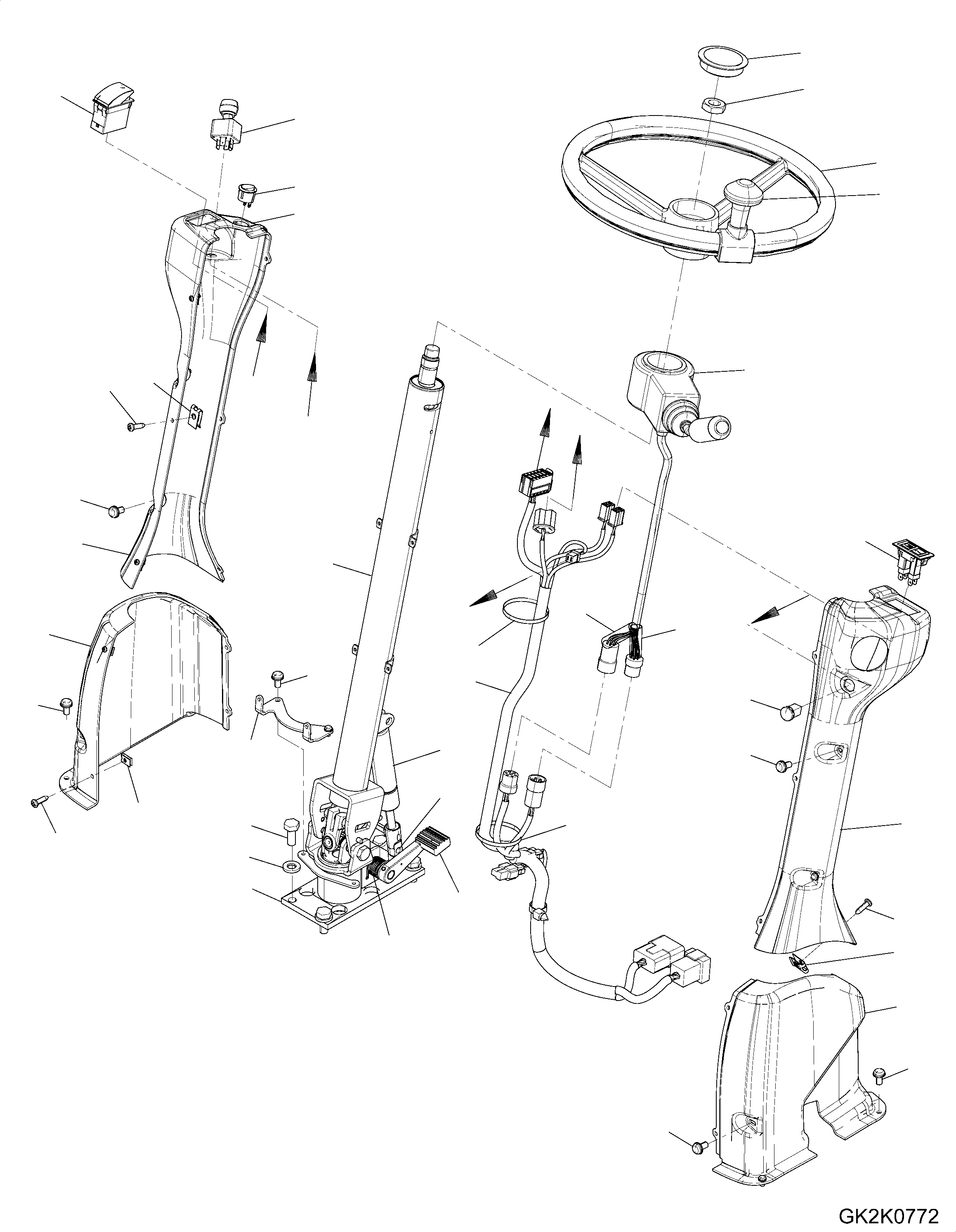 Схема запчастей Komatsu PW160-8 - ТОРМОЗ., ДЛЯ ITALY, ТОРМОЗНОЙ КЛАПАН, ВНУТР. ЧАСТИ ТОРМОЗ., ДЛЯ ITALY
