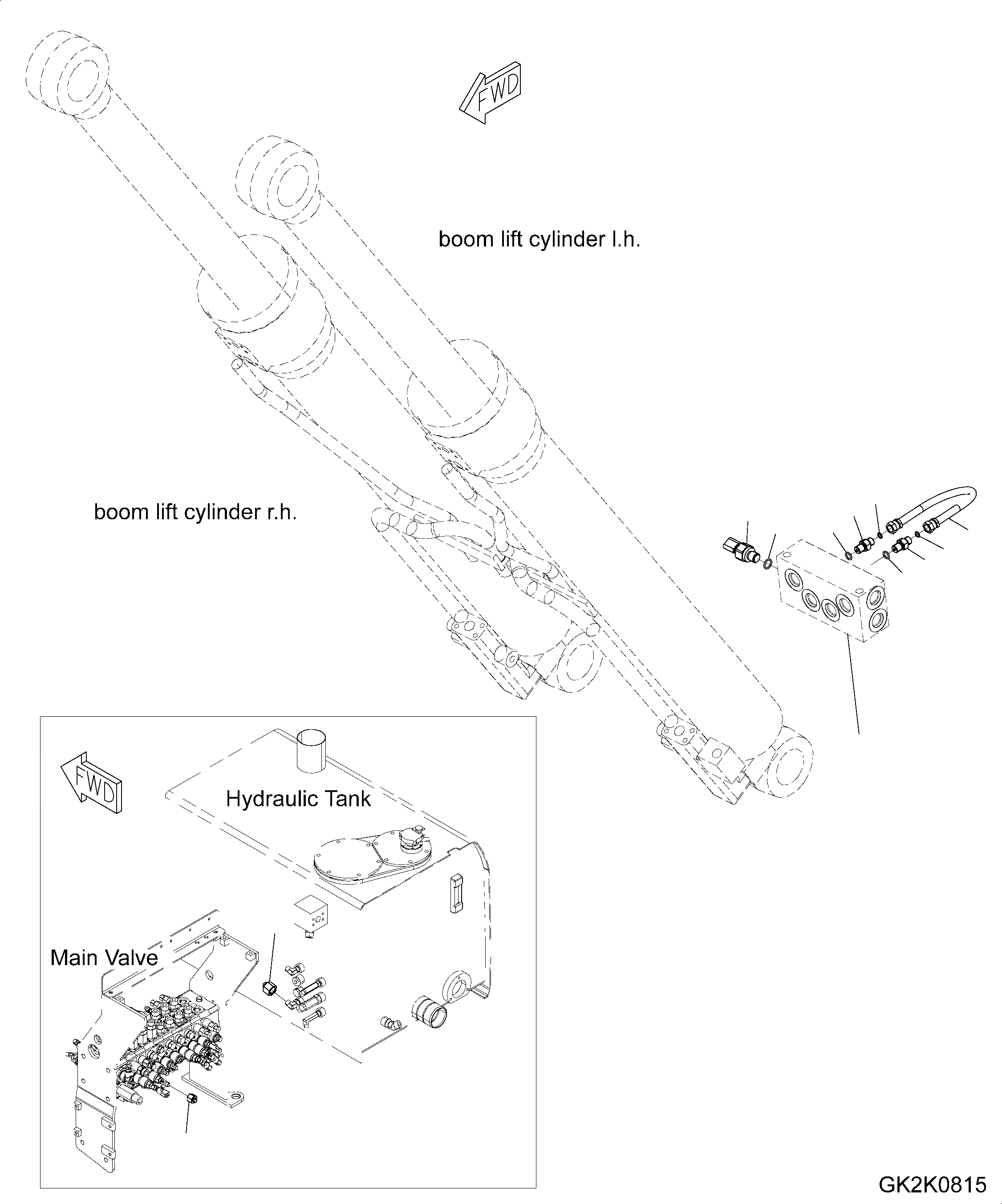 Схема запчастей Komatsu PW160-8 - СТРЕЛА ГИДРОЦИЛИНДР ПОДЪЕМА, БЕЗ КЛАПАН БЕЗОПАСНОСТИ, ДЛЯ ONE-ЧАСТИ-СТРЕЛА, ПЕРЕГРУЗК. СИГНАЛИЗ-Я СТРЕЛА ГИДРОЦИЛИНДР ПОДЪЕМА, БЕЗ КЛАПАН БЕЗОПАСНОСТИ, ДЛЯ ONE-ЧАСТИ-СТРЕЛА
