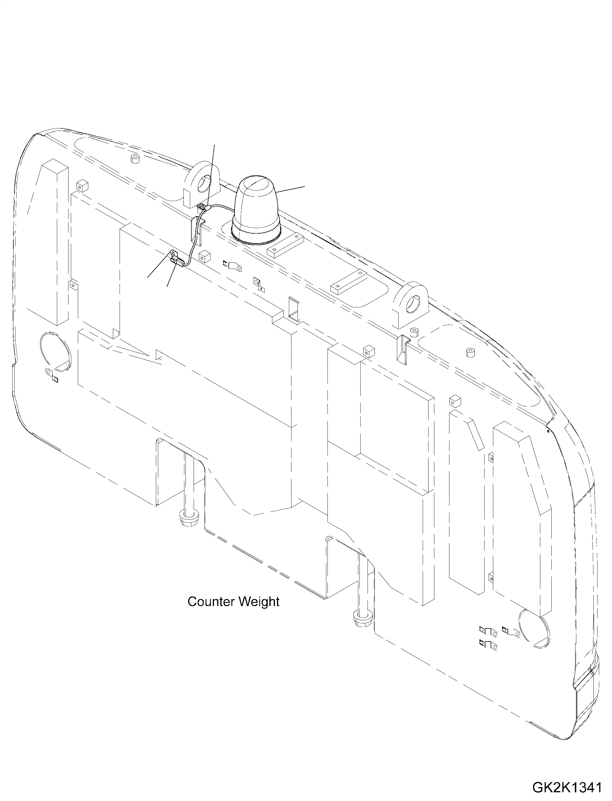 Схема запчастей Komatsu PW180-10 - ПРОБЛЕСК. МАЯК, ПЕРВ., ПРОТИВОВЕС ПРОБЛЕСК. МАЯК, ПЕРВ., ПРОТИВОВЕС