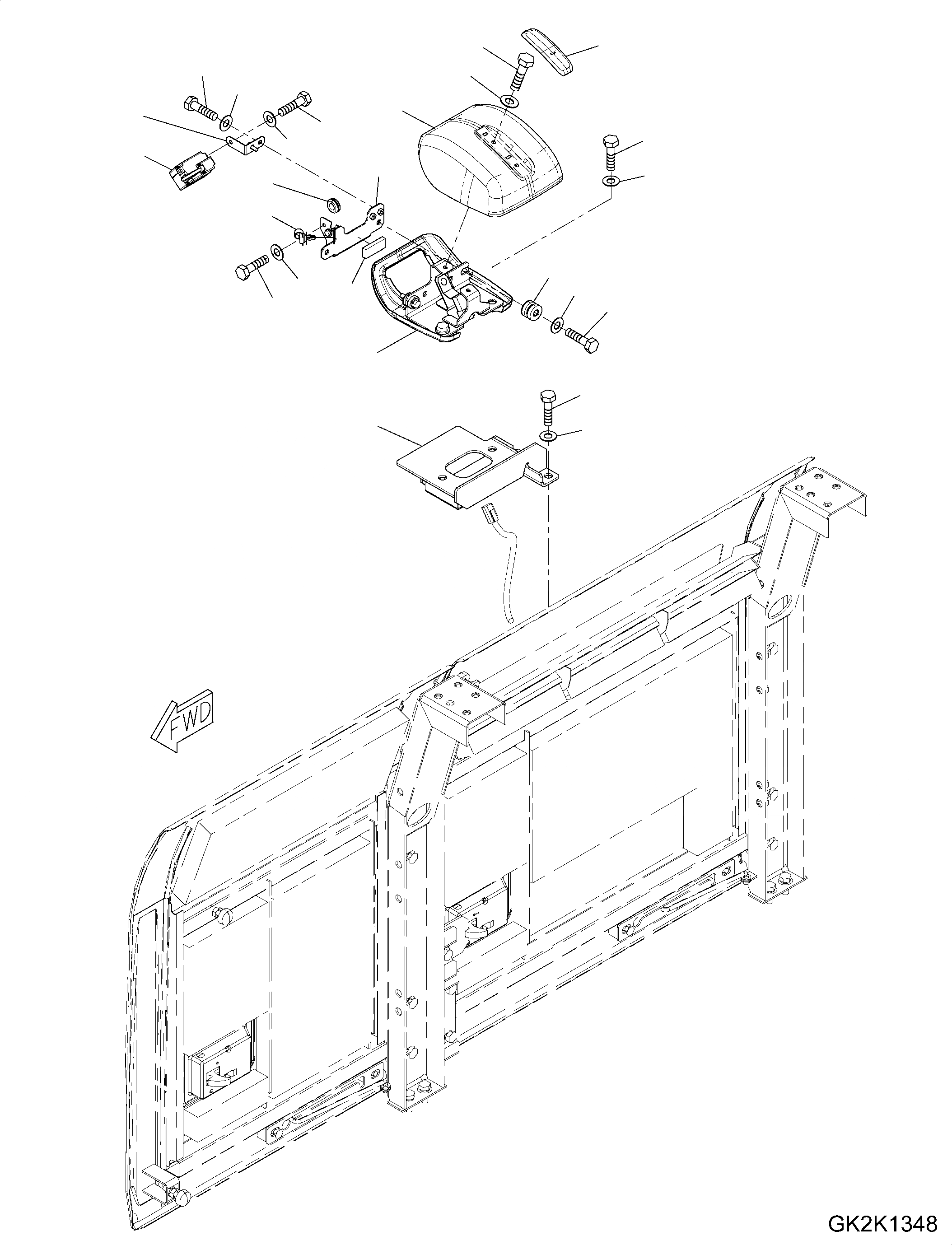 Схема запчастей Komatsu PW180-10 -  VIEW CAMERA  VIEW CAMERA