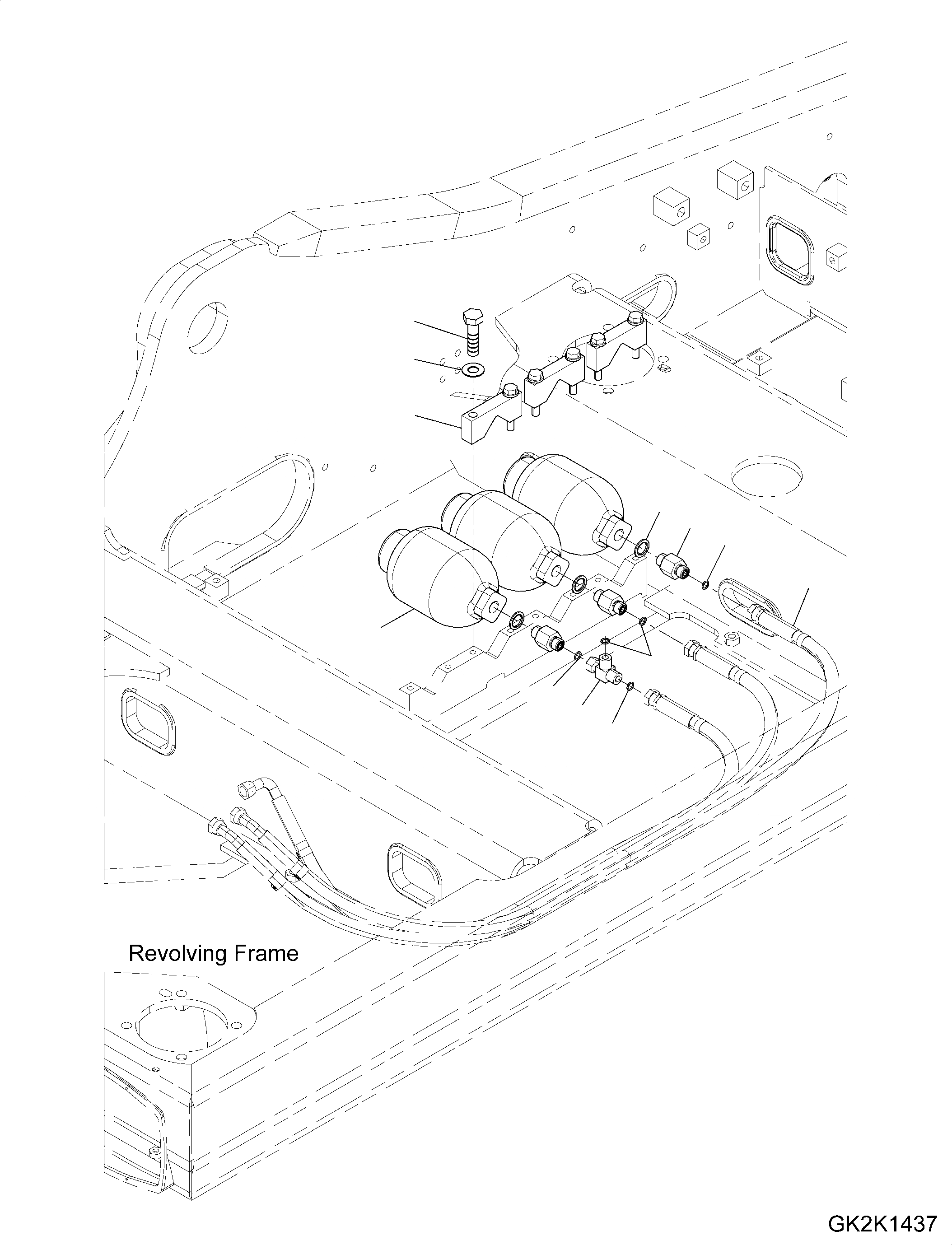 Схема запчастей Komatsu PW180-10 - ТОРМОЗНАЯ ГИДРОЛИНИЯ, ВЕРХН., EXCEPT ITALY, ТОРМОЗ. АККУМУЛЯТОР ТОРМОЗНАЯ ГИДРОЛИНИЯ, ВЕРХН., EXCEPT ITALY