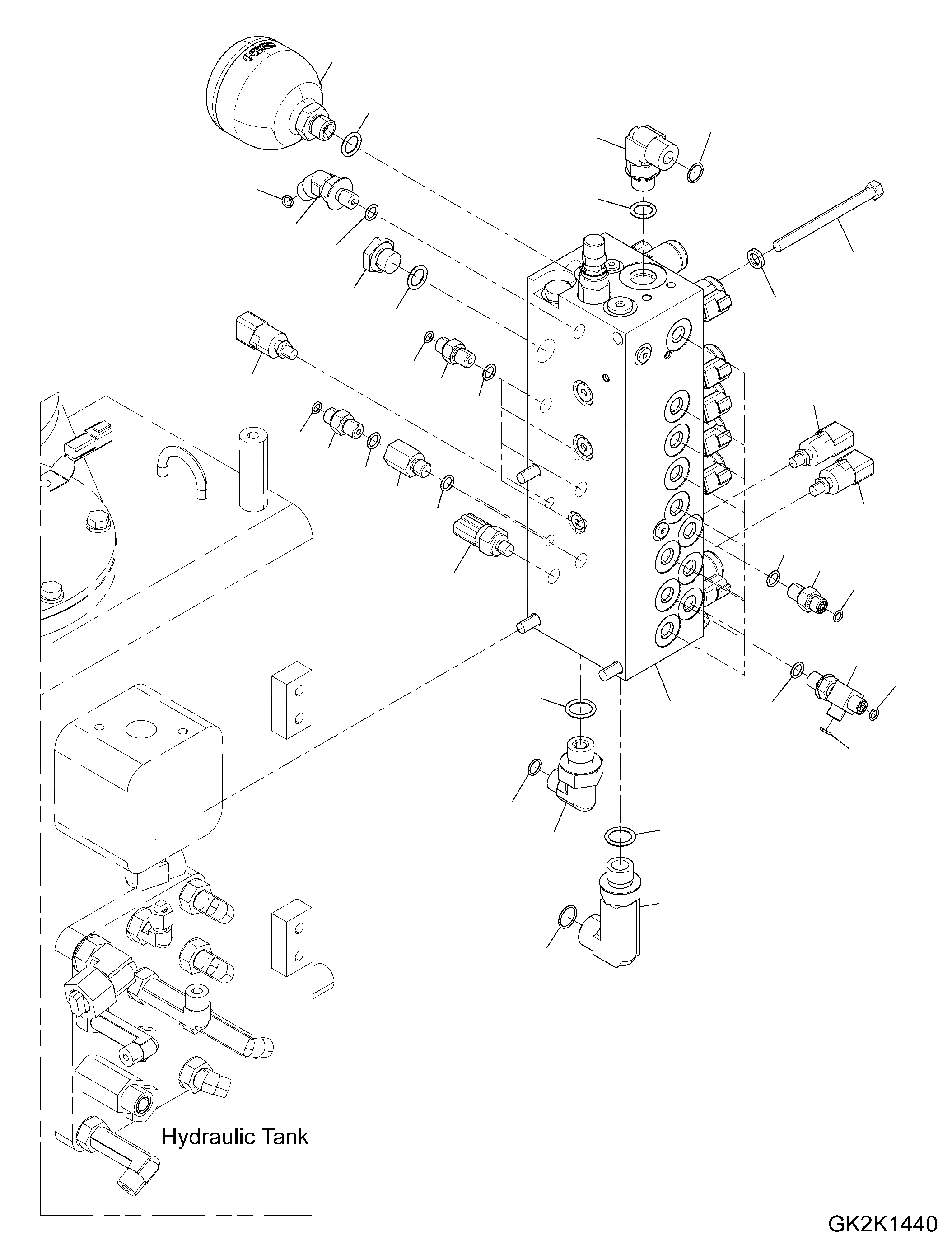 Схема запчастей Komatsu PW180-10 - СОЛЕНОИДНЫЙ КЛАПАН, PROP УПРАВЛ-Е, -НАВЕСН. ОБОРУД, КРЕПЛЕНИЕ СОЛЕНОИДНЫЙ КЛАПАН, PROP УПРАВЛ-Е, -НАВЕСН. ОБОРУД