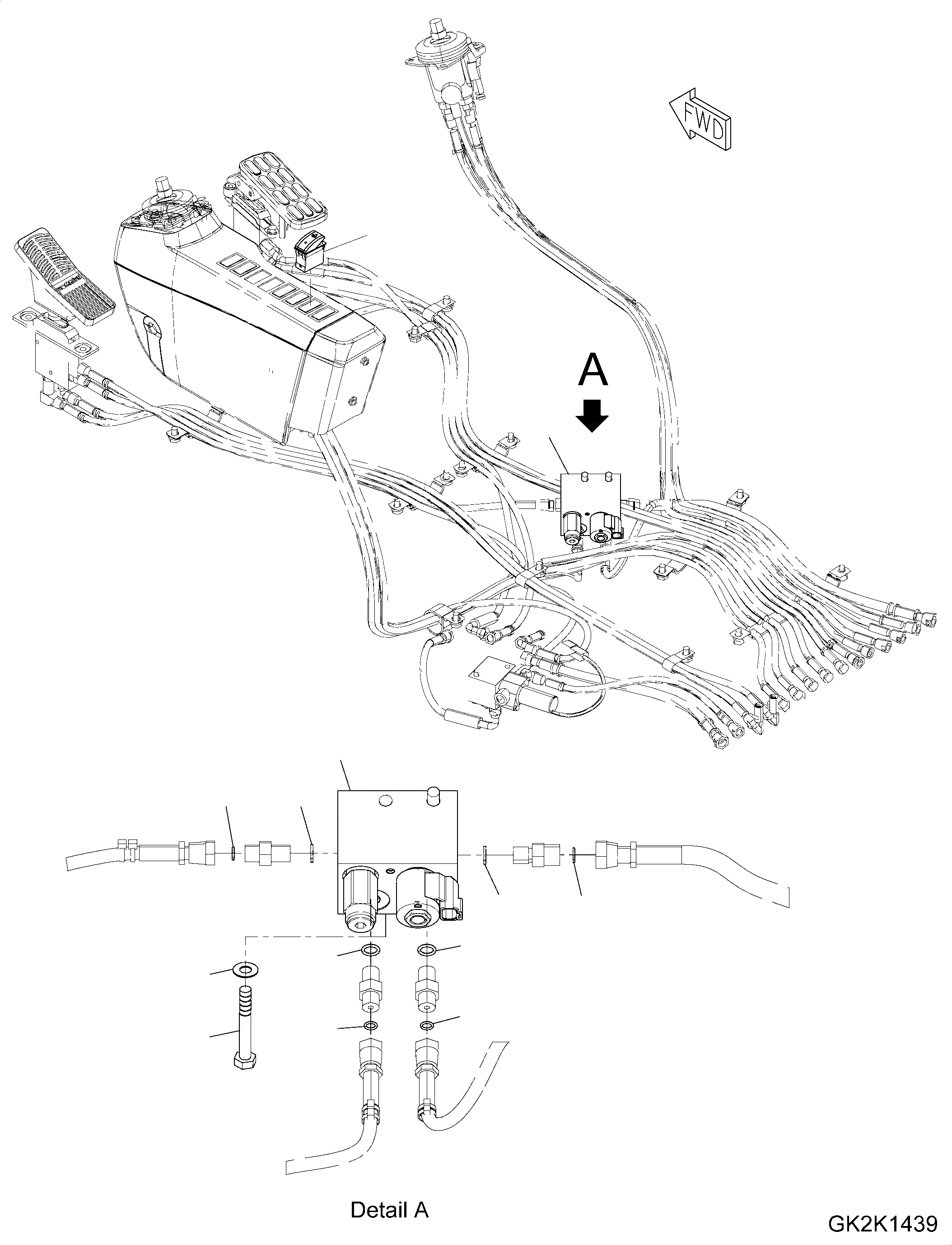 Схема запчастей Komatsu PW180-10 - СОЛЕНОИДНЫЙ КЛАПАН, PROP УПРАВЛ-Е, -НАВЕСН. ОБОРУД, КРЕПЛЕНИЕ СОЛЕНОИДНЫЙ КЛАПАН, PROP УПРАВЛ-Е, -НАВЕСН. ОБОРУД
