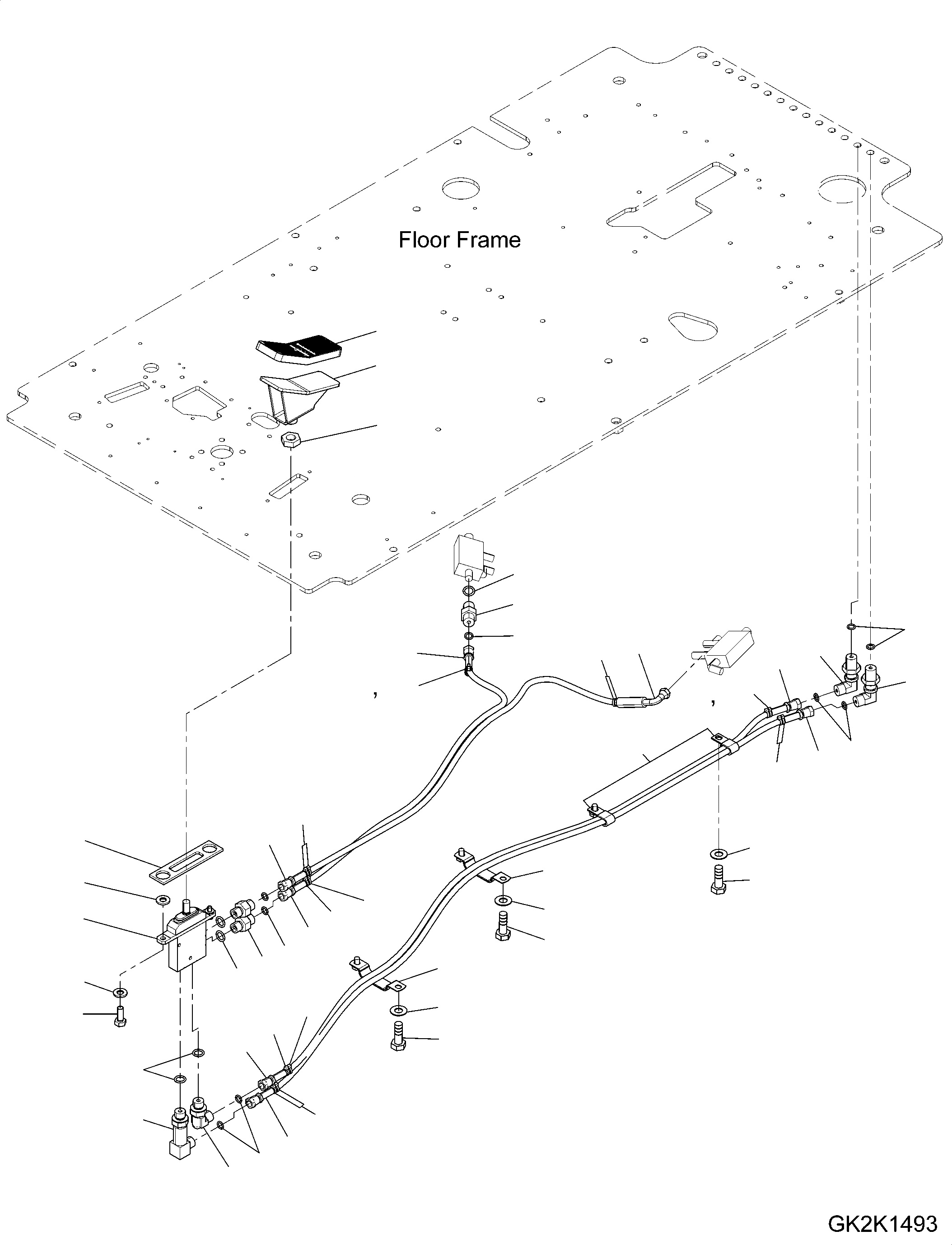 Схема запчастей Komatsu PW180-10 - ПЕДАЛЬ, ДЛЯ TWO-ЧАСТИ СТРЕЛА, ТРУБЫ ПЕДАЛЬ, ДЛЯ TWO-ЧАСТИ СТРЕЛА
