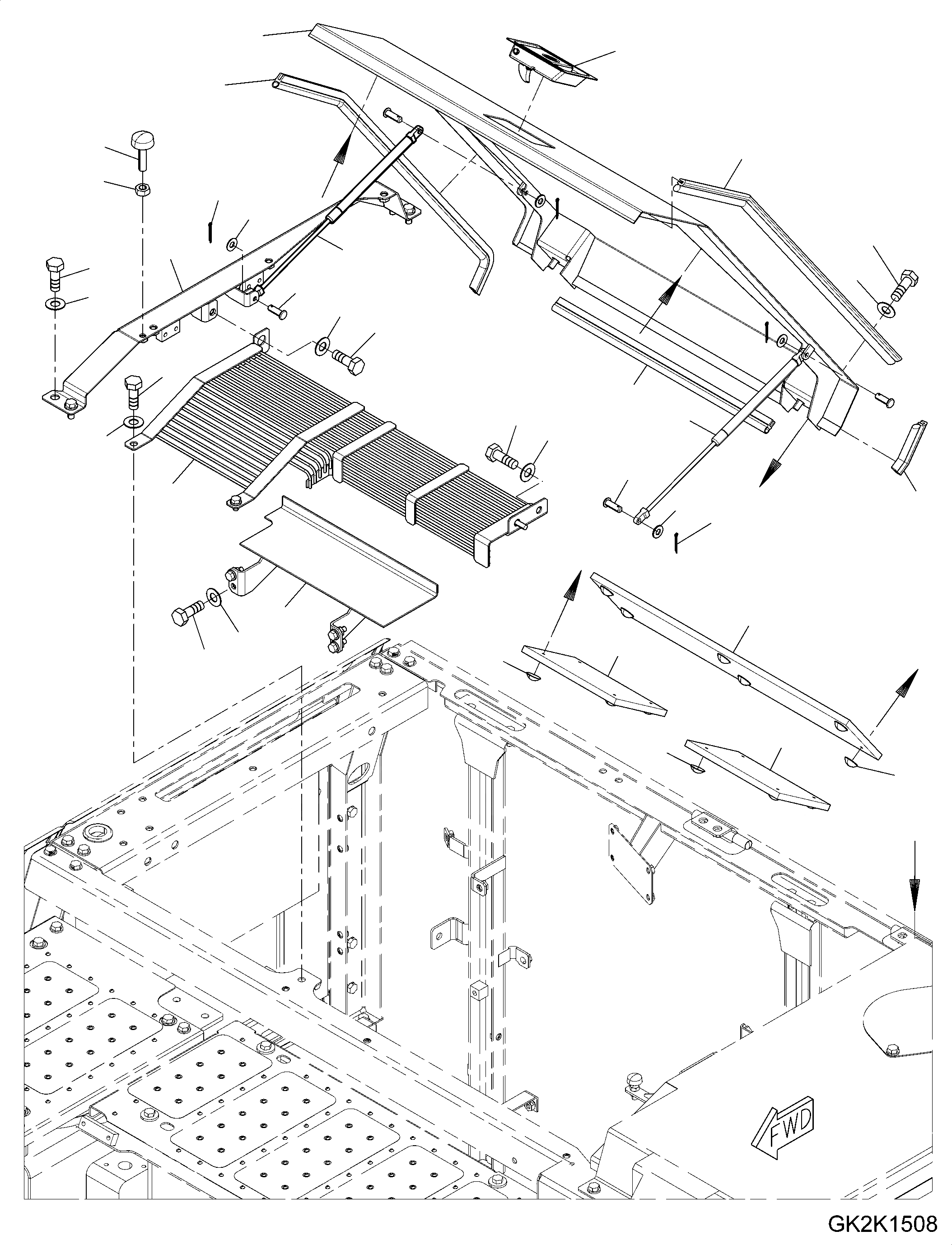 Схема запчастей Komatsu PW180-10 - ВЕРХН. ЧАСТЬ, КАБИНА (/) ВЕРХН. ЧАСТЬ, КАБИНА