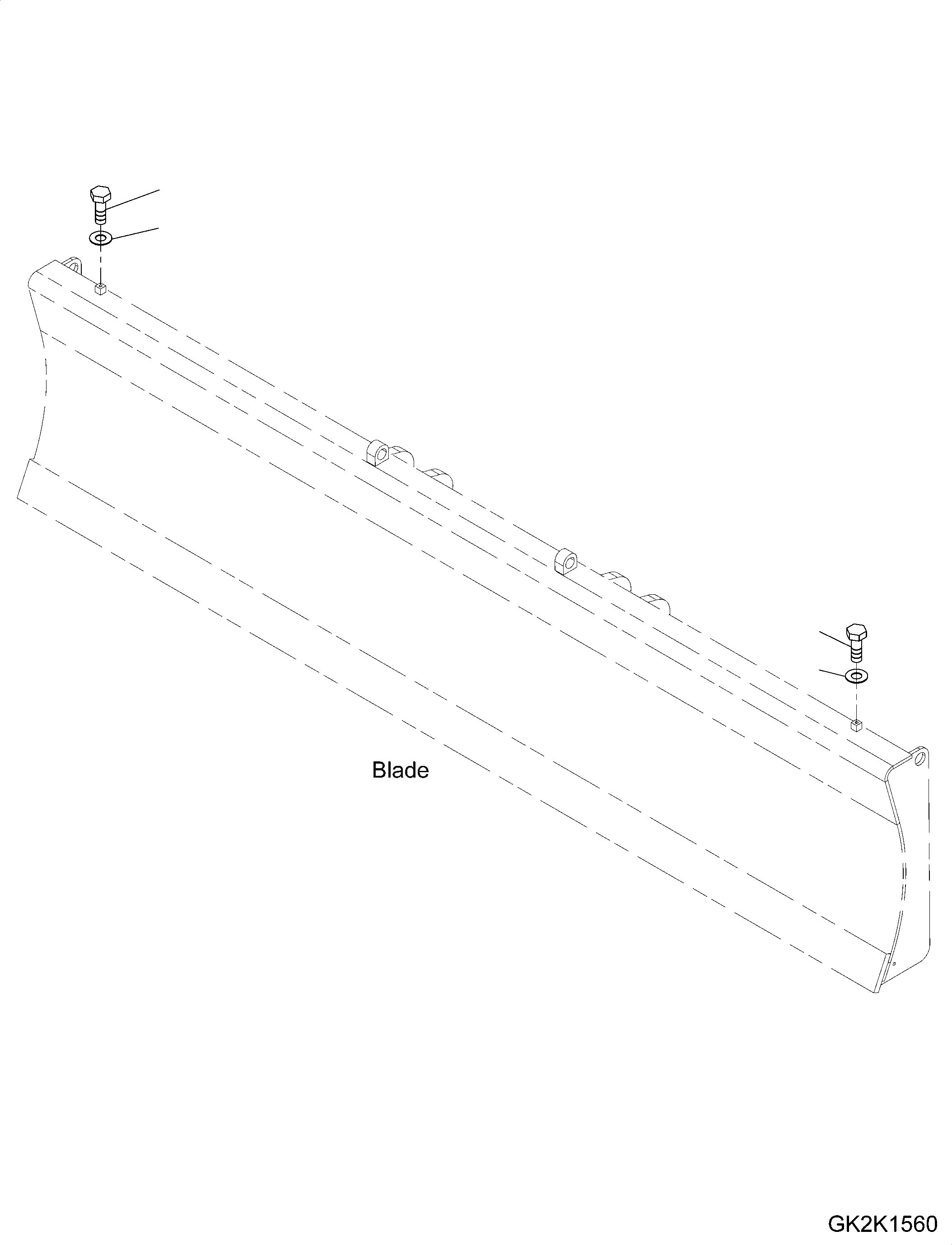 Схема запчастей Komatsu PW180-10 - ПЕРЕДН. DOZER ОТВАЛ, 7MM, REFLECTOR LESS ПЕРЕДН. DOZER ОТВАЛ, 7MM