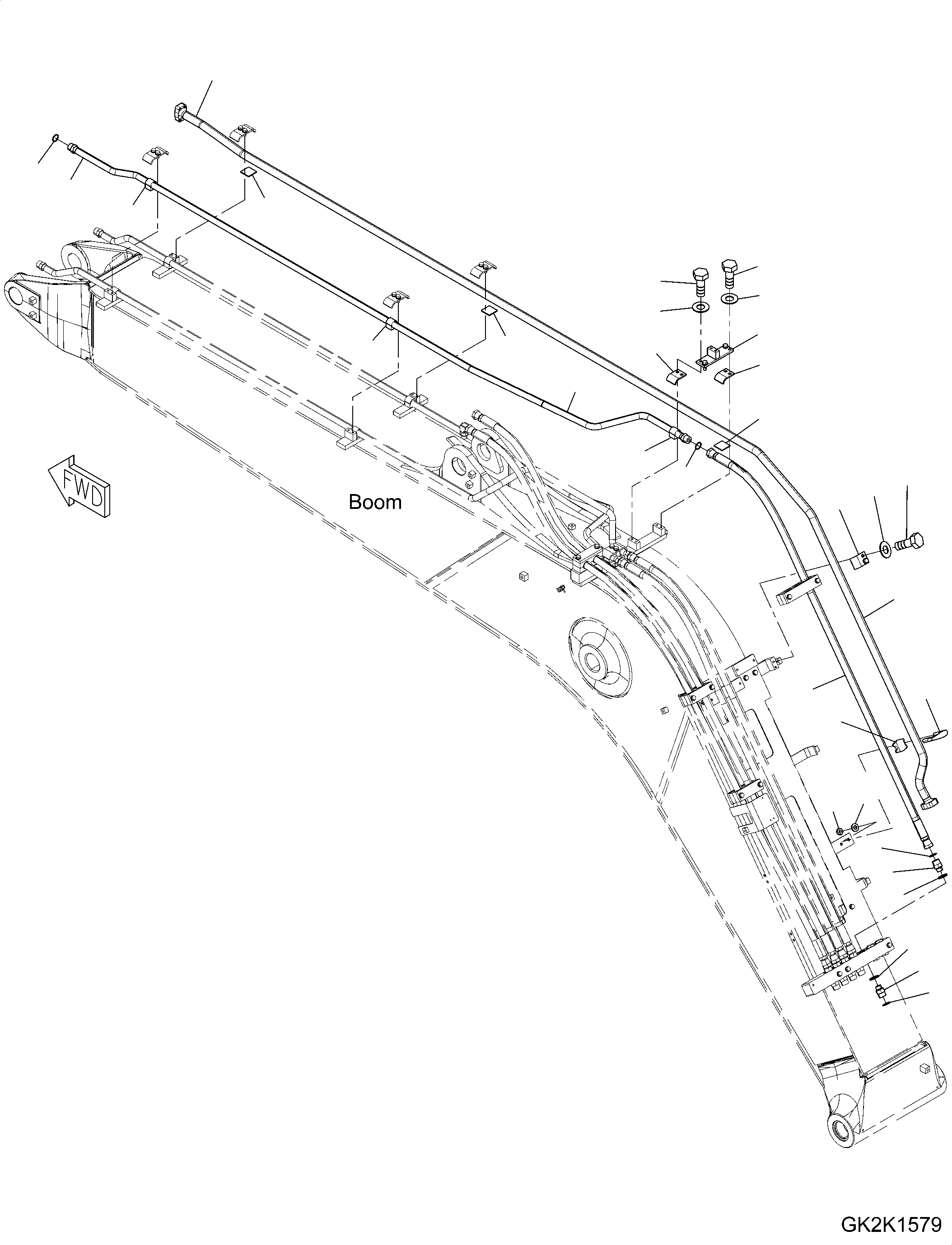 Схема запчастей Komatsu PW180-10 - ГИДРОЛИНИЯ, ONE-ЧАСТИ СТРЕЛА, -НАВЕСН. ОБОРУД, С БЫСТРОСЪЕМН. МЕХ-М, ДОПОЛН. ГИДРОЛИНИЯ (/) ГИДРОЛИНИЯ, ONE-ЧАСТИ СТРЕЛА, -НАВЕСН. ОБОРУД, С БЫСТРОСЪЕМН. МЕХ-М