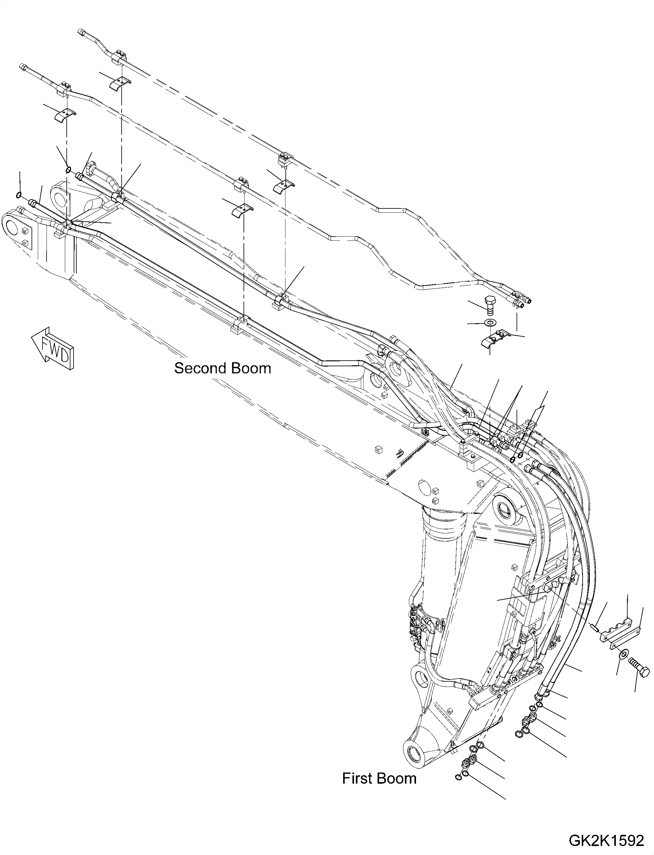 Схема запчастей Komatsu PW180-10 - ГИДРОЛИНИЯ, TWO-ЧАСТИ СТРЕЛА, -НАВЕСН. ОБОРУД, БЕЗ БЫСТРОСЪЕМН. МЕХ-М, ЦИЛИНДР КОВША ТРУБЫ ГИДРОЛИНИЯ, TWO-ЧАСТИ СТРЕЛА, -НАВЕСН. ОБОРУД, БЕЗ БЫСТРОСЪЕМН. МЕХ-М