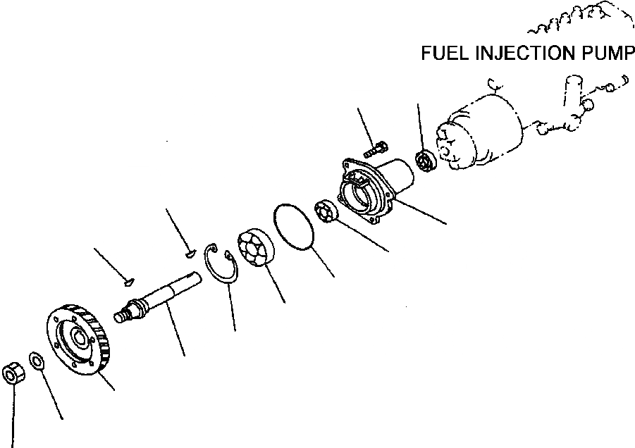 Схема запчастей Komatsu PW400MH-6 - FIG. A8-AAA ПРИВОД ТОПЛ. НАСОСА ДВИГАТЕЛЬ