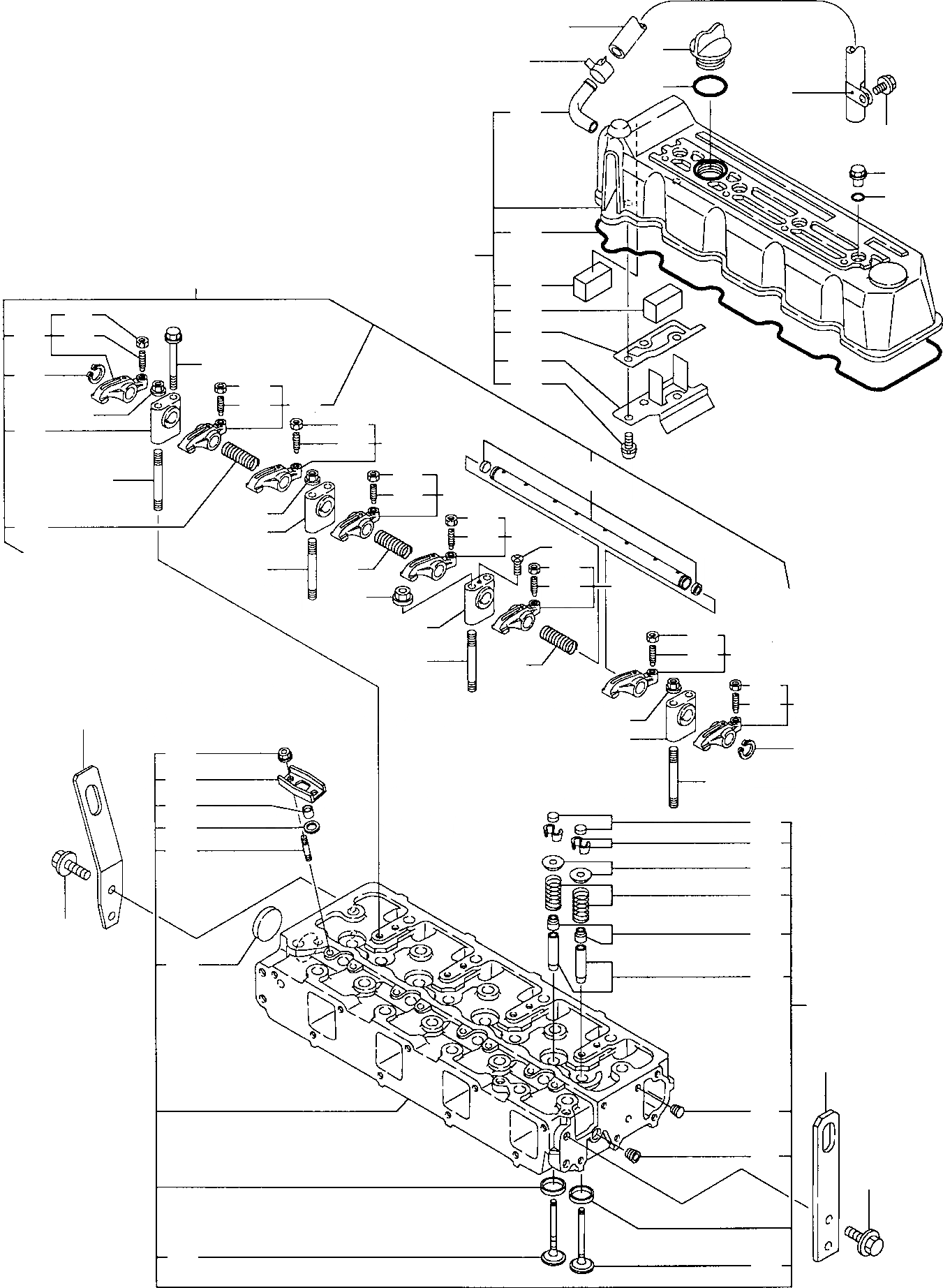 Схема запчастей Komatsu PW95R-2 - ГОЛОВКА ЦИЛИНДРОВ ДВИГАТЕЛЬ