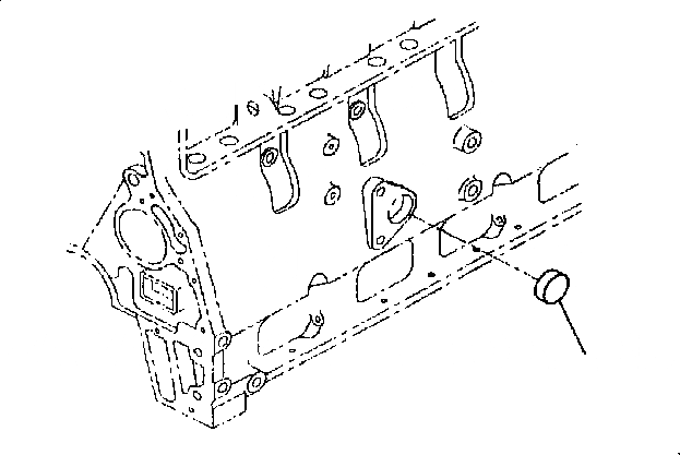 Схема запчастей Komatsu S6D102E1 - МАСЛ. ФИЛЬТР (БЕЗ НАПОЛНИТЕЛЬ) ДВИГАТЕЛЬ