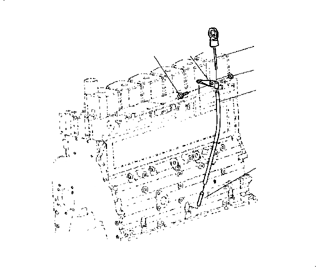 Схема запчастей Komatsu S6D102E1 - МАСЛ. ЩУП ДВИГАТЕЛЬ