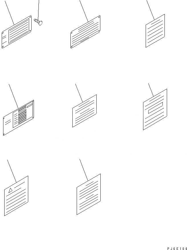 Схема запчастей Komatsu SA6D140A-GD-1W7 - ТАБЛИЧКИ ПЛАСТИНА (ФРАНЦИЯ) ДВИГАТЕЛЬ
