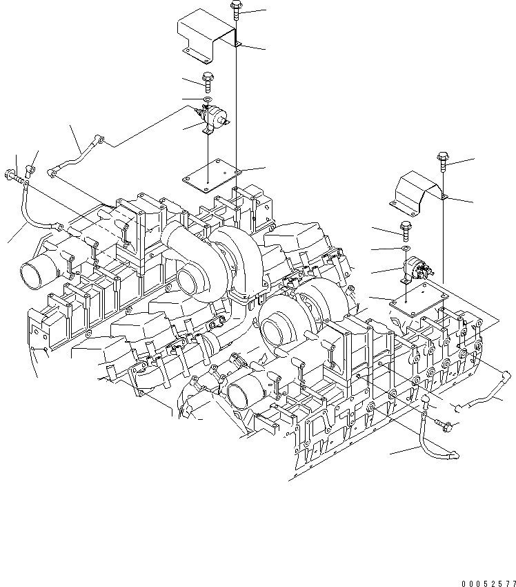 Схема запчастей Komatsu SAA12V140E-3B - ПРЕДПУСК. ПОДОГРЕВ ПЕРЕКЛЮЧАТЕЛЬ(№-) ДВИГАТЕЛЬ