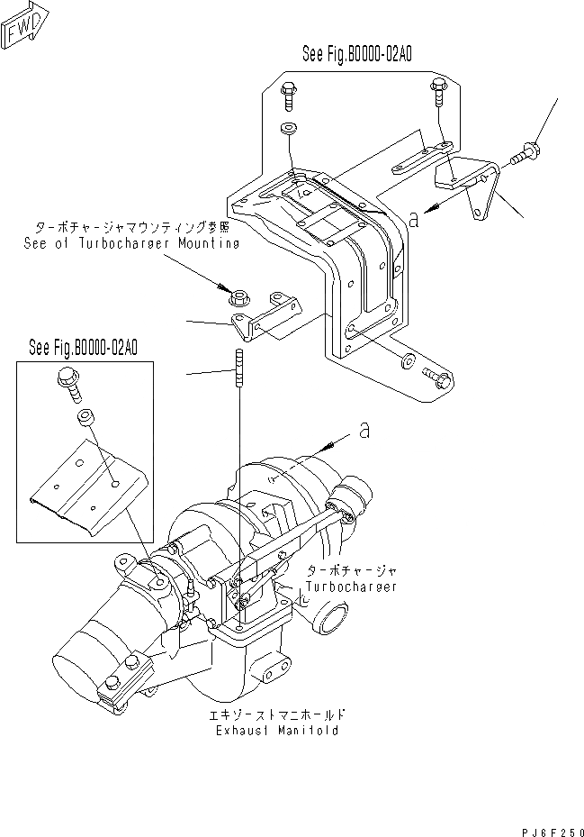 Схема запчастей Komatsu SAA4D102E-2E - ТЕРМОЗАЩИТА ДВИГАТЕЛЬ
