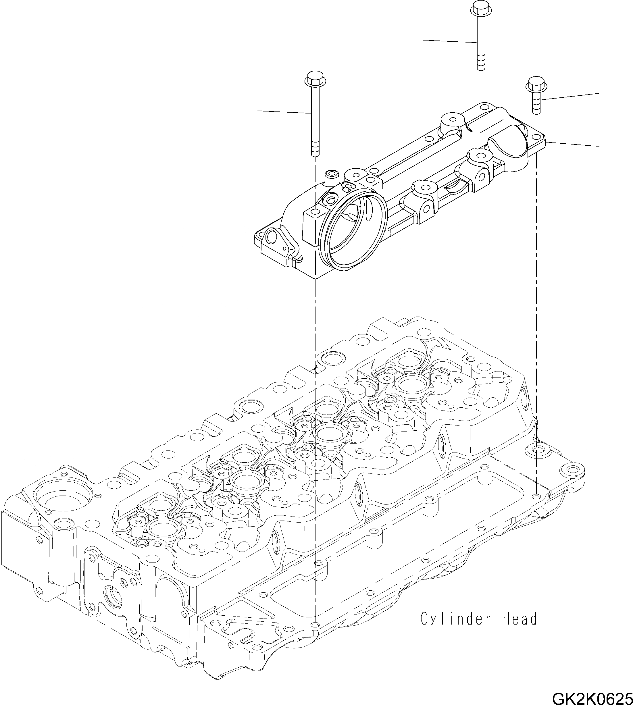 Схема запчастей Komatsu SAA4D107E-1A - ВПУСК ВОЗДУХА COVER AA ДВИГАТЕЛЬ