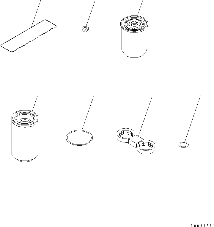 Схема запчастей Komatsu SAA4D95LE-5L-W - ЗАП. ЧАСТИ(№-) ДВИГАТЕЛЬ